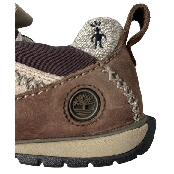 Timberland Smartwool Women's Power Lounger Tan Suede Leather Slip On Shoes 6M - Picture 7 of 10